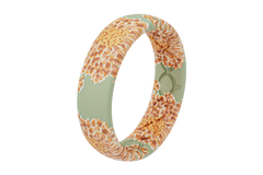 November Mums Thin Ring