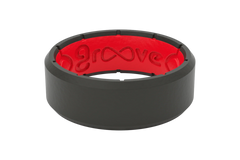 Edge Black & Red Ring