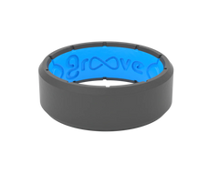 Edge Deep Stone Grey Ring