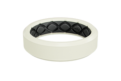 Zeus Cream White Thin Ring