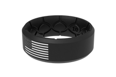 Edge Hero - America Black & White Flag Ring